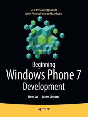 cover image of Beginning Windows Phone 7 Development
